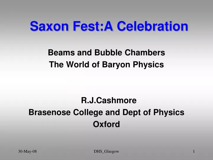 saxon fest a celebration