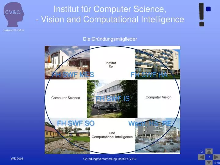 institut f r computer science vision and computational intelligence