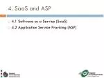 4. SaaS and ASP - slide 1