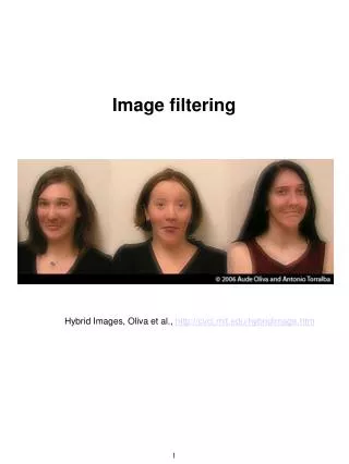 Image filtering