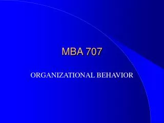 MBA 707
