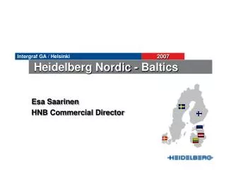 Esa Saarinen HNB Commercial Director