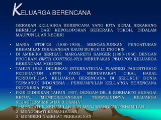 k eluarga berencana