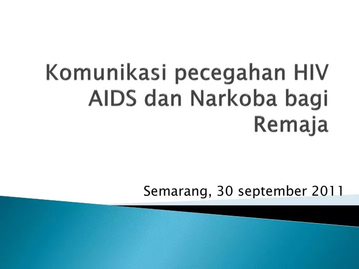 komunikasi pecegahan hiv aids dan narkoba bagi remaja
