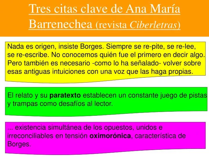 tres citas clave de ana mar a barrenechea revista ciberletras