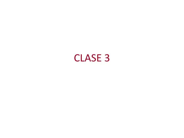 clase 3