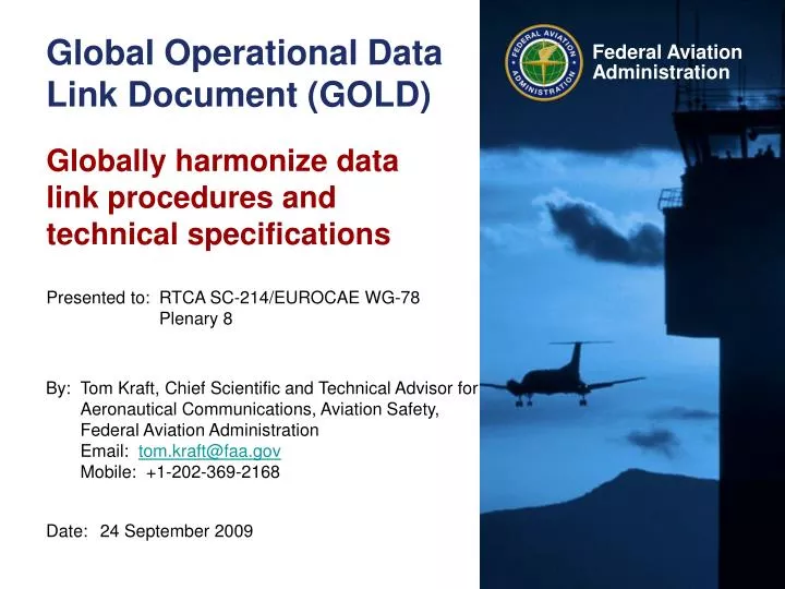 global operational data link document gold