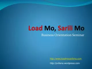 Load Mo, Sarili Mo