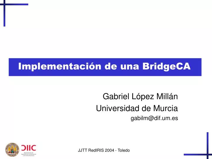 implementaci n de una bridgeca