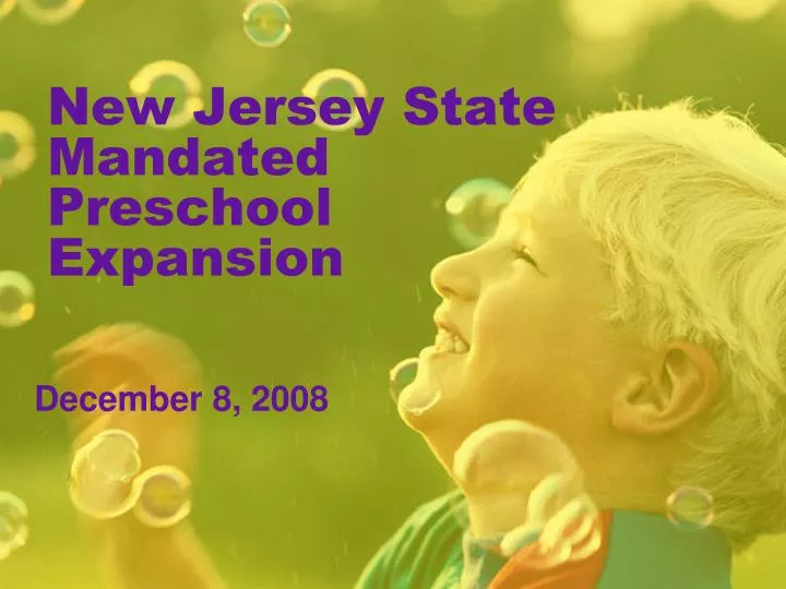 new jersey state mandated preschool expansion