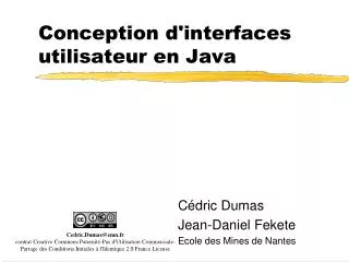 conception d interfaces utilisateur en java