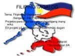 FILIPINO/TAGALOG - slide 1