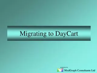 Migrating to DayCart