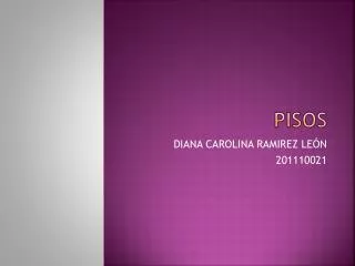 pisos