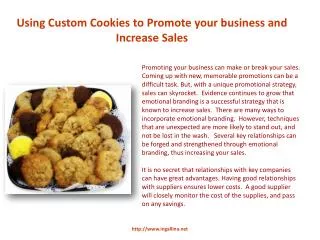 Using Custom Cookies to Promote Your Business and Increase S