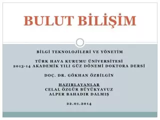 bulut b l m