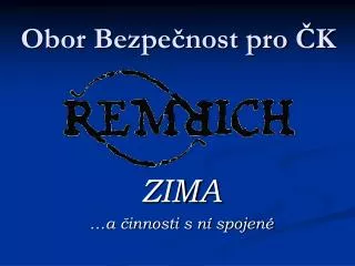 obor bezpe nost pro k