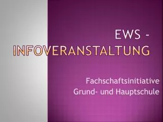 ews infoveranstaltung