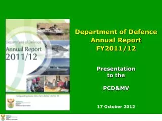 Department of Defence Annual Report FY2011/12