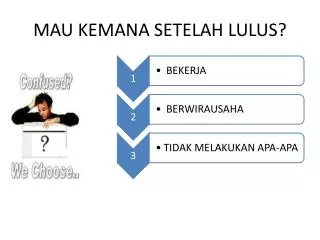 mau kemana setelah lulus