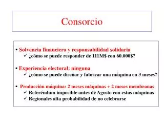 consorcio
