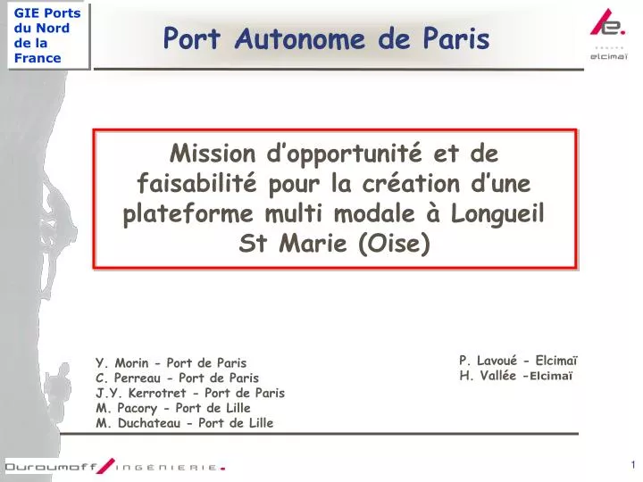 port autonome de paris