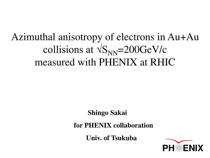 azimuthal anisotropy of electrons in au au collisions at s nn 200gev c measured with phenix at rhic