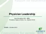 Physician Leadership - slide 1