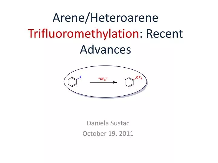 arene heteroarene trifluoromethylation recent advances