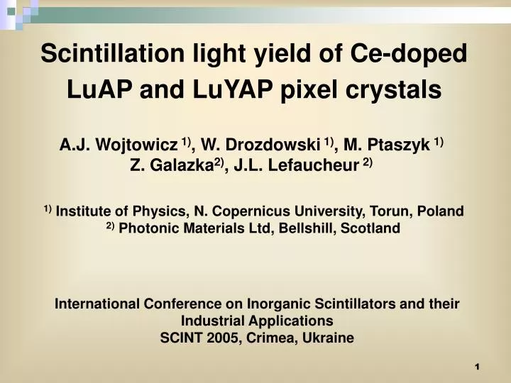 scintillation light yield of ce doped luap and luyap pixel crystals
