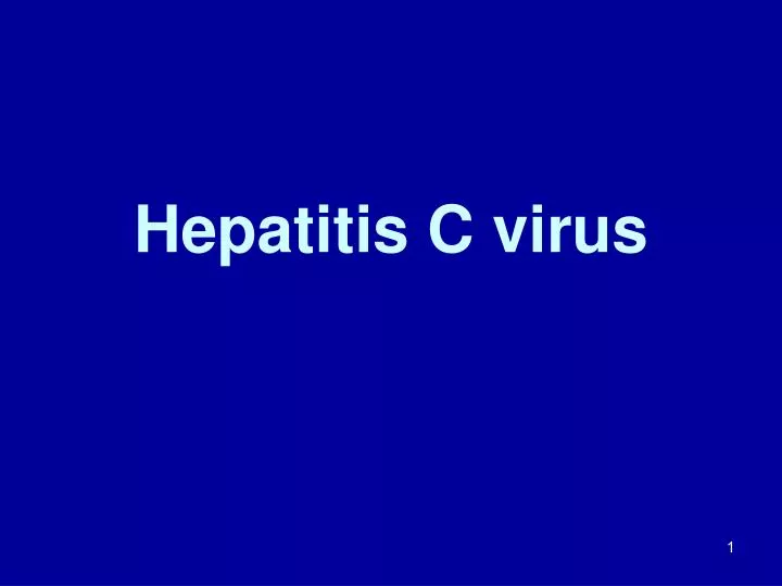 hepatitis c virus