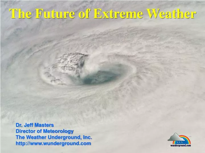 the future of extreme weather
