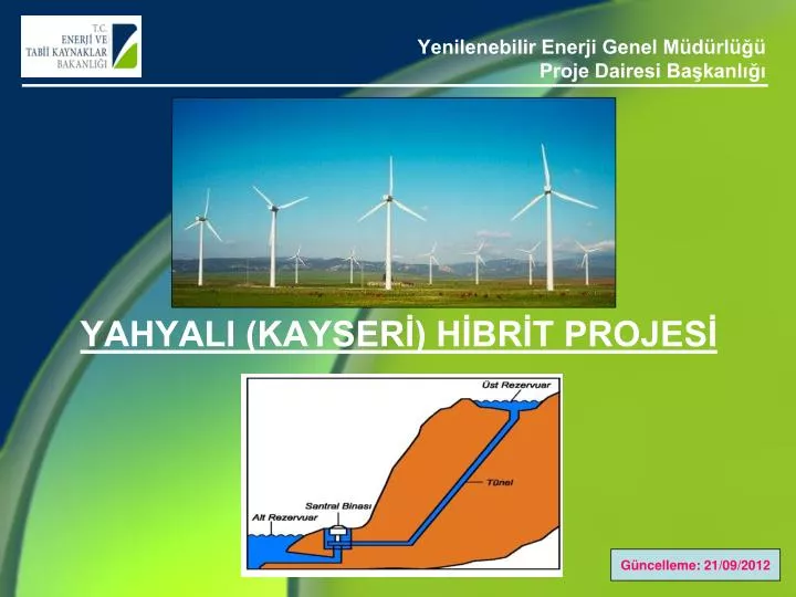 yenilenebilir enerji genel m d rl proje dairesi ba kanl