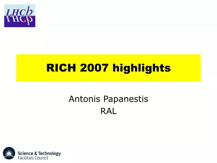 rich 2007 highlights