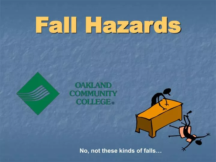 fall hazards