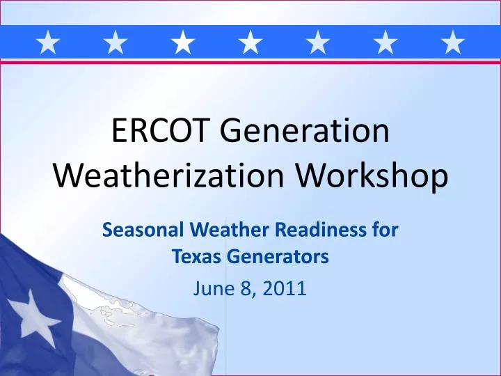 ercot generation weatherization workshop