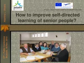 How to improve self-directed learning of senior people?