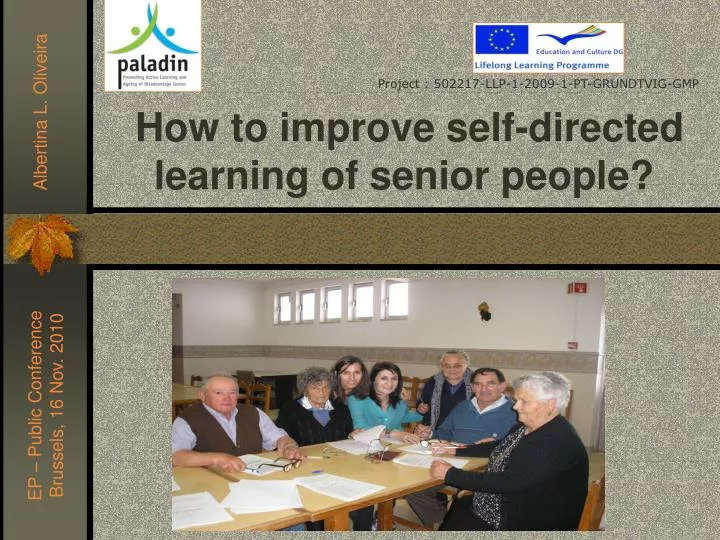 how to improve self directed learning of senior people