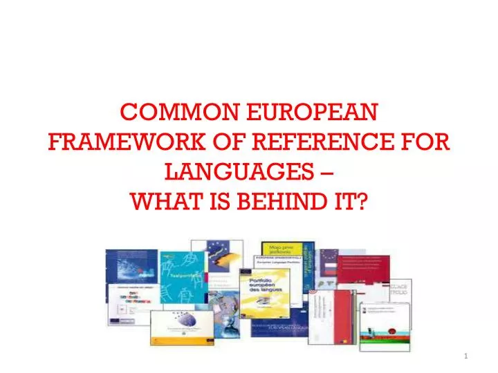 common european framework of reference for languages what is behind it