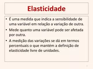 elasticidade