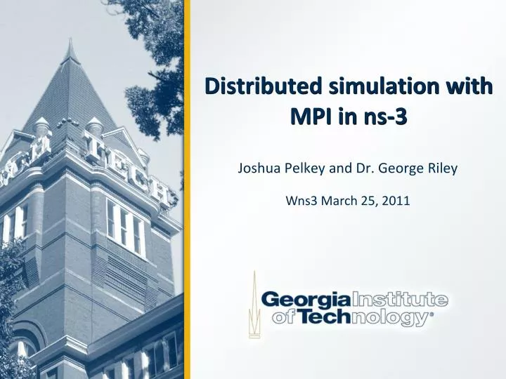 distributed simulation with mpi in ns 3