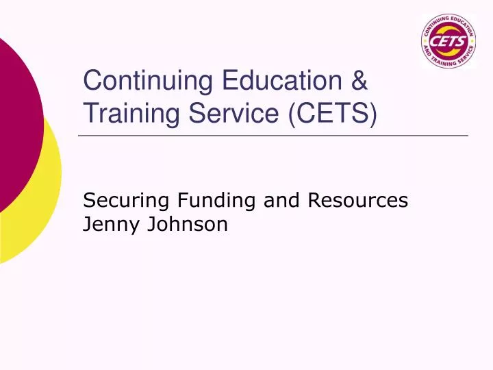 continuing education training service cets