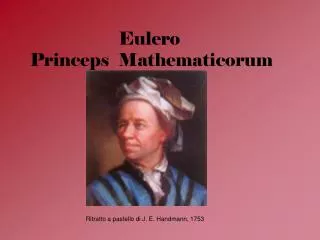 eulero princeps mathematicorum