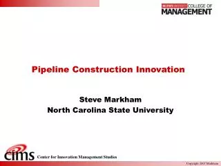 Pipeline Construction Innovation