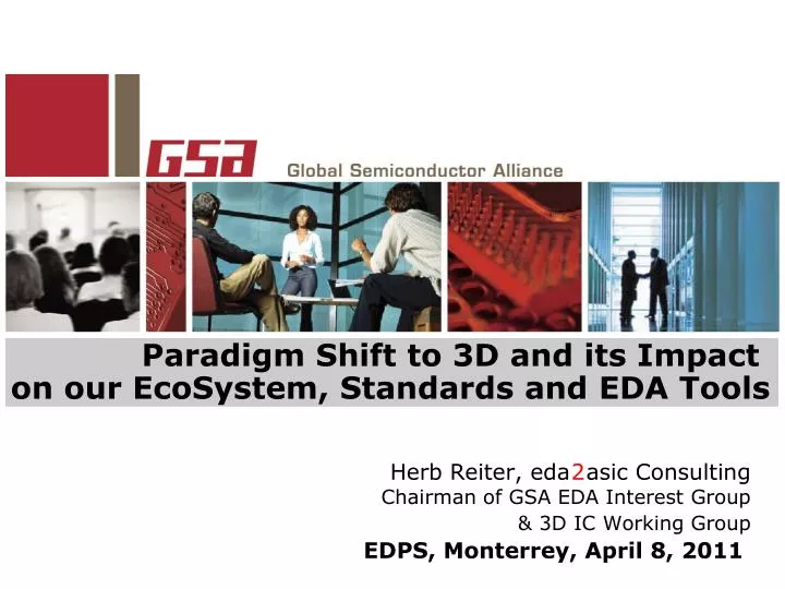 paradigm shift to 3d and its impact on our ecosystem standards and eda tools