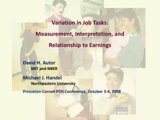 Variation in Job Tasks: Measurement, Interpretation, and Relationship to Earnings