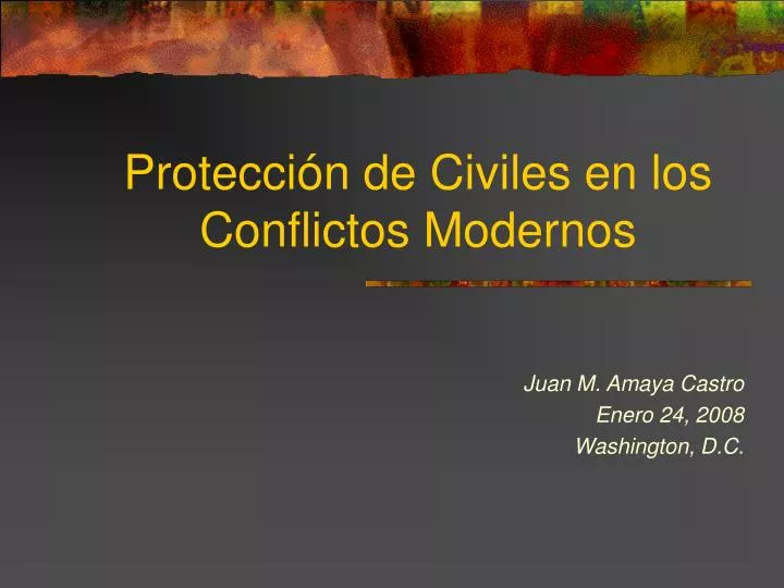 protecci n de civiles en los conflictos modernos