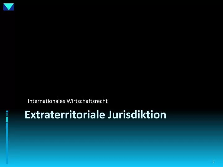 extraterritoriale jurisdiktion