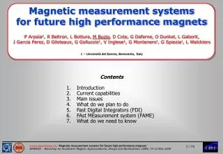 Magnetic measurement systems for future high performance magnets