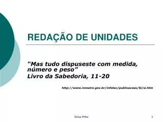 reda o de unidades
